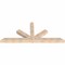 Ekena Millwork Saratoga Smooth Timber Gable Bracket, Douglas Fir, 96"W x 40"H x 5 1/2"D x 5 1/2"F, 10/12 Pitch GBW096X40X0606SAR00SDF - alternate 3